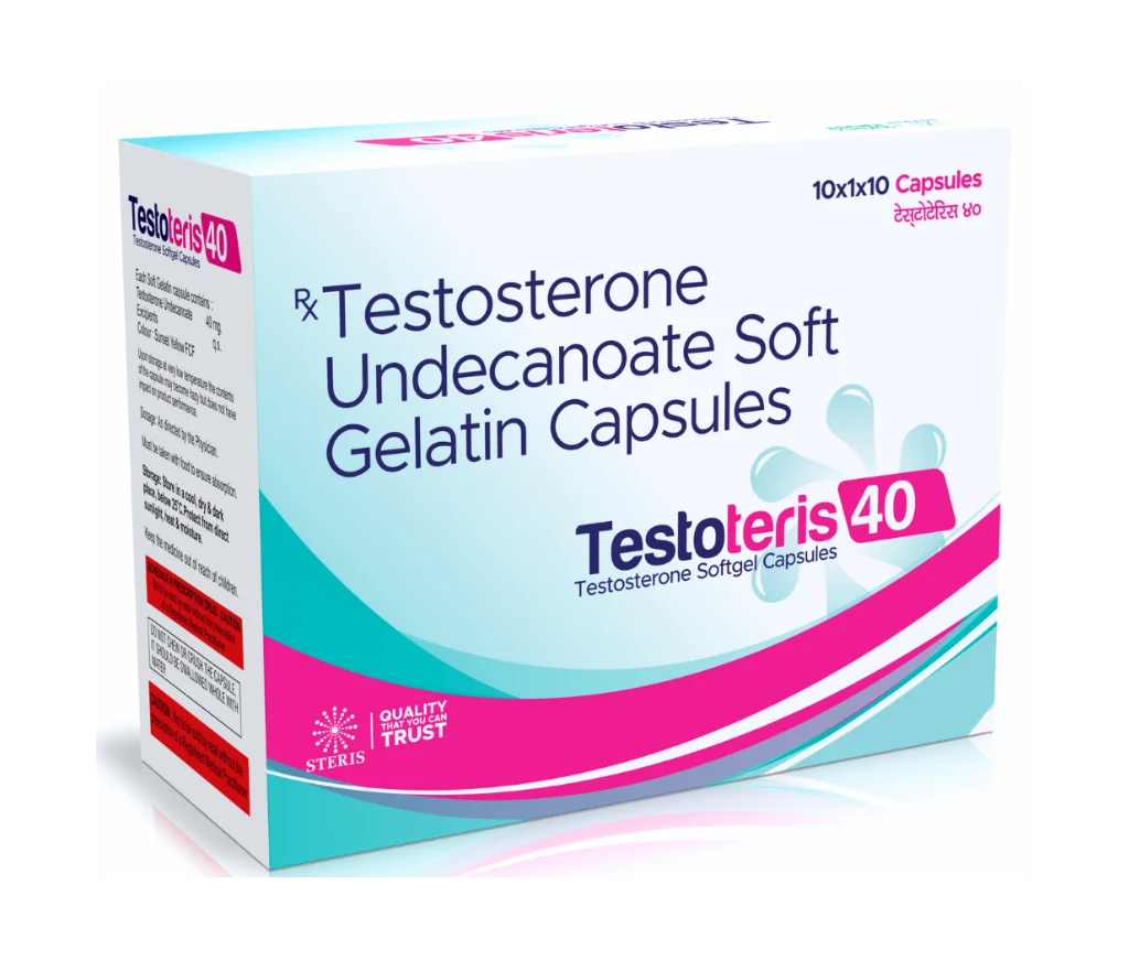 Buy Testosterone Undecanoate 40 mg Capsules